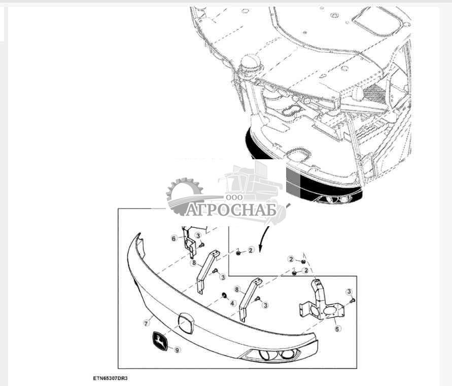 Крышки панели кабины, зеленые 